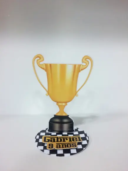 Aplique Troféu 3d