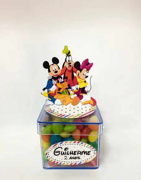 Aplique Turma do Mickey 3d - com Nome
