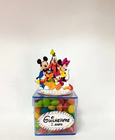 Aplique Turma do Mickey 3d - com Nome