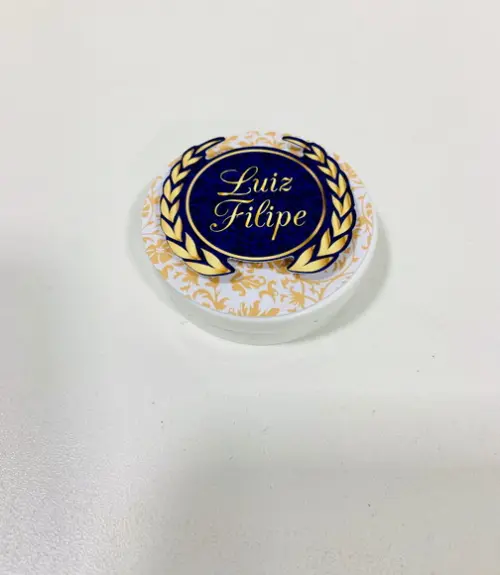 Aplique Ursinho Príncipe para latinhas