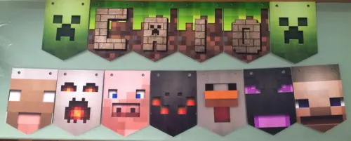 Bandeirola Minecraft
