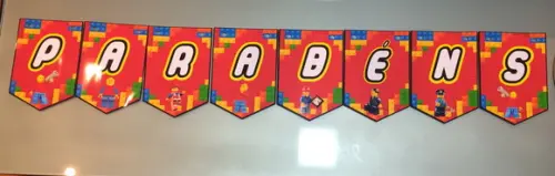 Bandeirola Lego