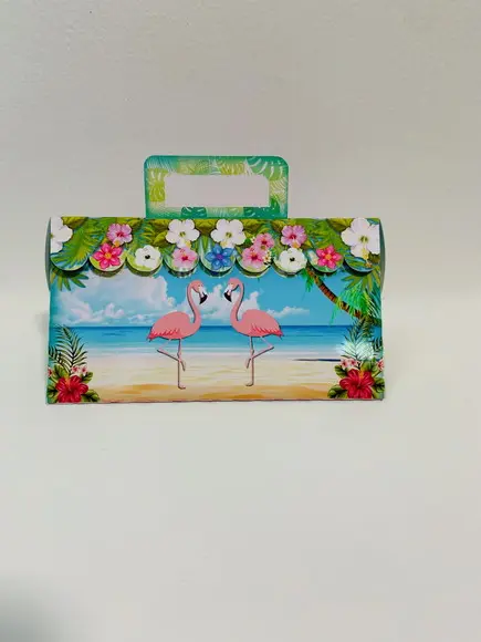 Bolsinha Triangular Flamingo