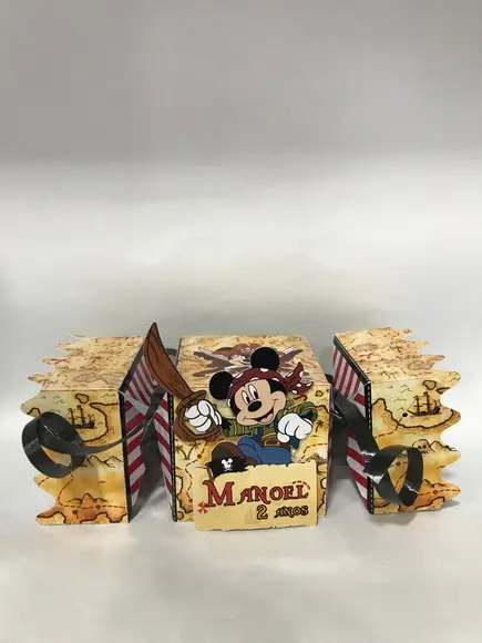 Caixa Bala Mickey Pirata