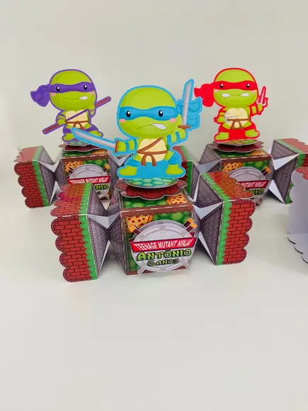 Caixa Bala Tartarugas Ninja