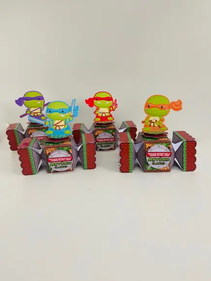 Caixa Bala Tartarugas Ninja