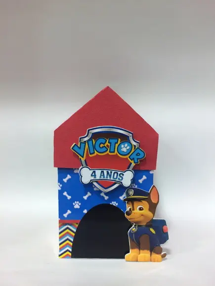Caixa Casa Patrulha Canina