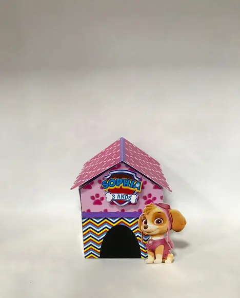 Caixa Casa Patrulha Canina - Skye