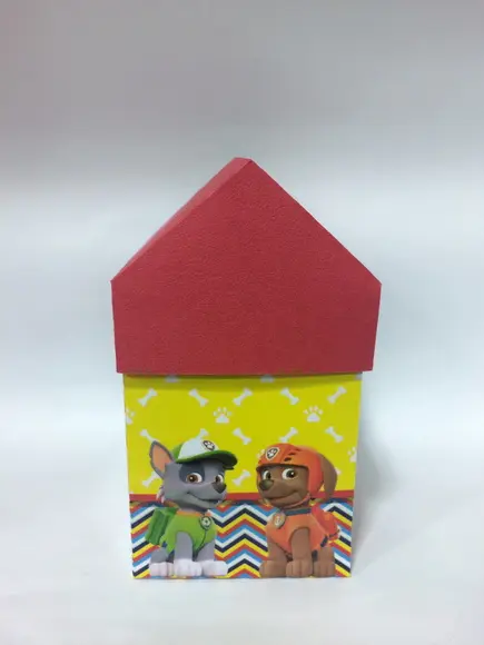 Caixa Casa Patrulha Canina