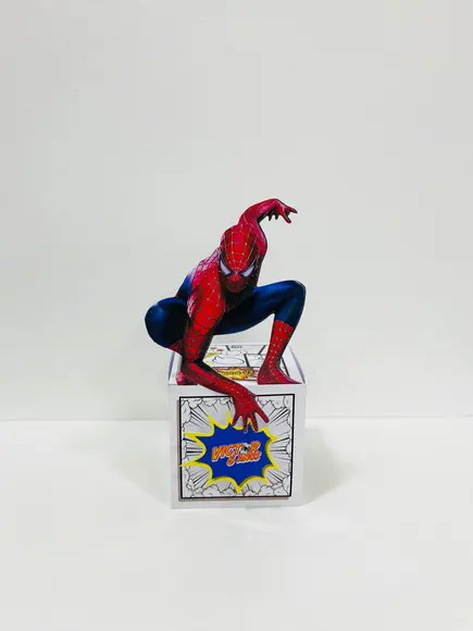Caixa Homem Aranha - Caixa cubo