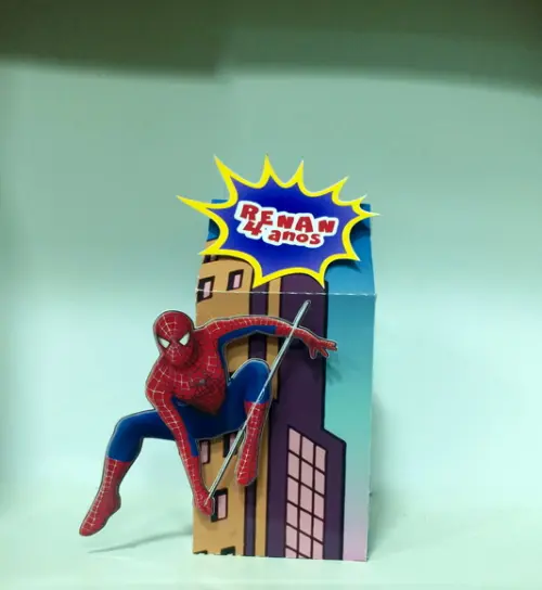 Caixa Milk Homem Aranha