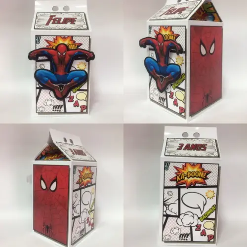 Caixa Milk Homem Aranha