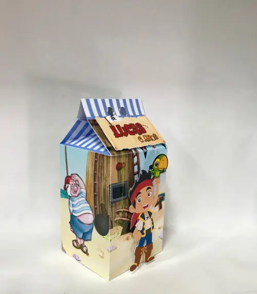 Caixa Milk Jake e os Piratas - Azul