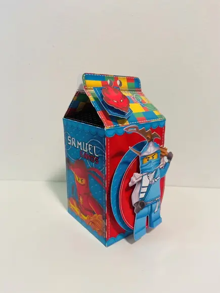 Caixa Milk Ninjago