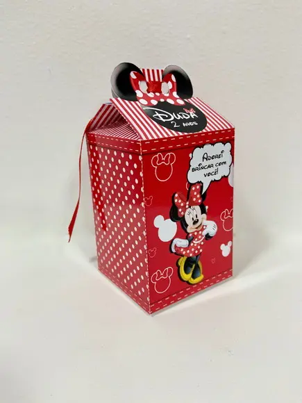 Caixa Milk Minnie - Vermelha