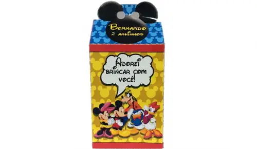 Caixa Milk Turma do Mickey