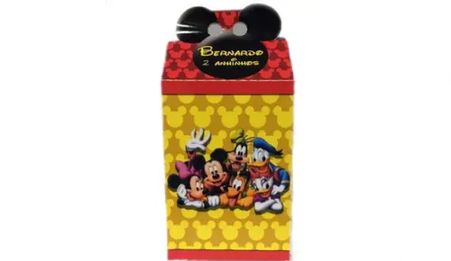 Caixa Milk Turma do Mickey