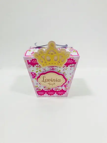 Caixa Sushi Floral com Coroa