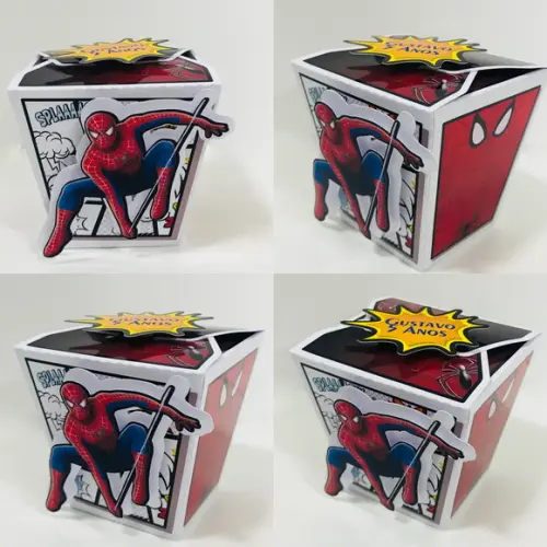 Caixa Sushi Homem Aranha
