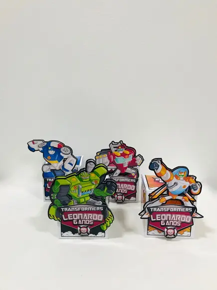 Caixa Transformers Rescue Bots - Cubo