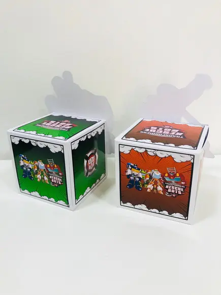 Caixa Transformers Rescue Bots - Cubo