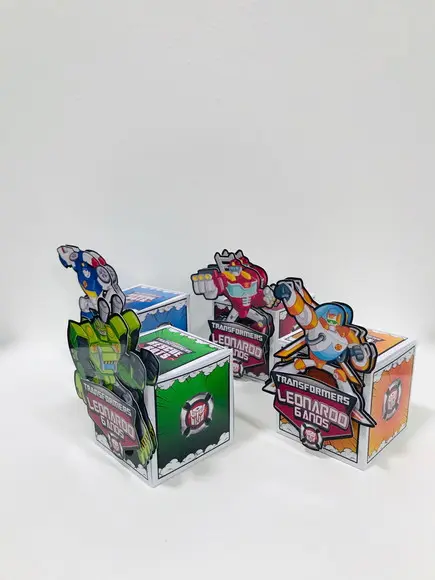 Caixa Transformers Rescue Bots - Cubo