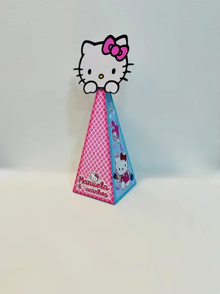 Caixa Triangular Hello Kitty