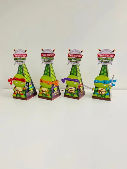 Caixa Triangular Tartarugas Ninja