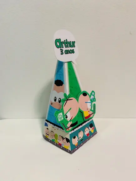 Caixa Triangular Turma da Mônica Toy