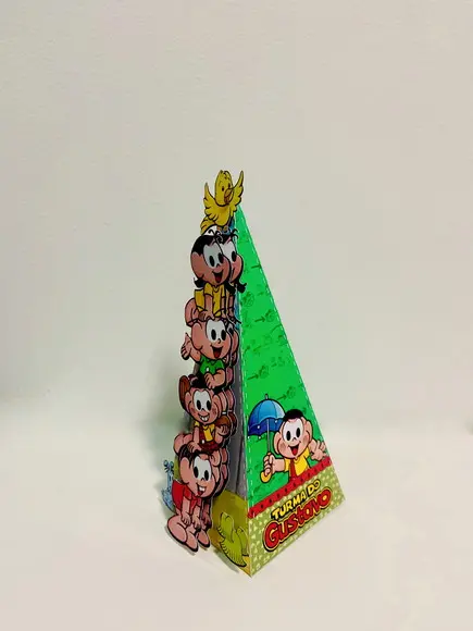 Caixa Triangular Turma Da Mônica