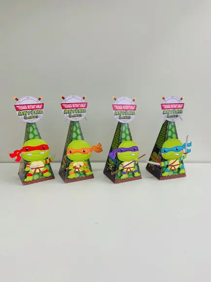 Caixa Triangular Tartarugas Ninja