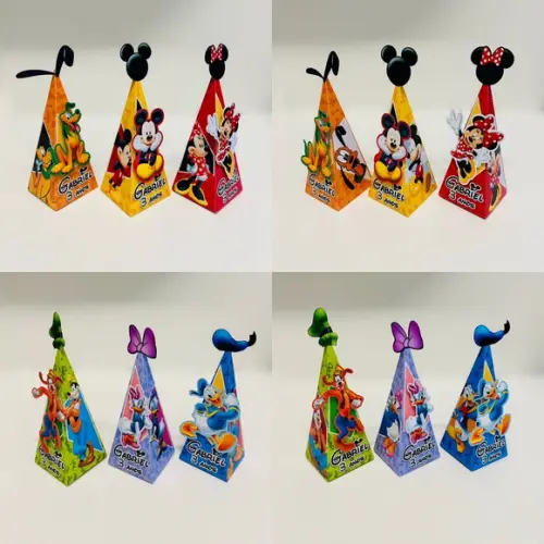 Caixa Triangular Turma do Mickey
