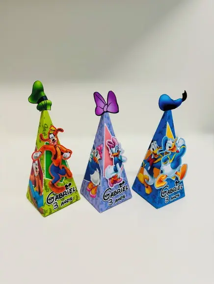 Caixa Triangular Turma do Mickey