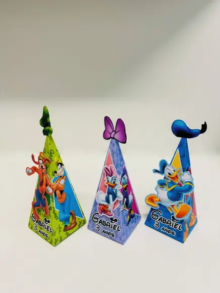 Caixa Triangular Turma do Mickey