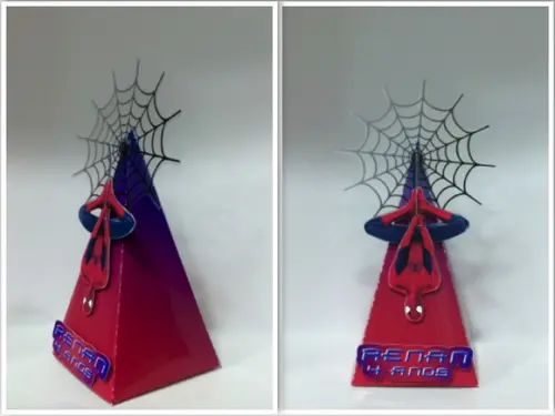 Cone Homem Aranha 3D