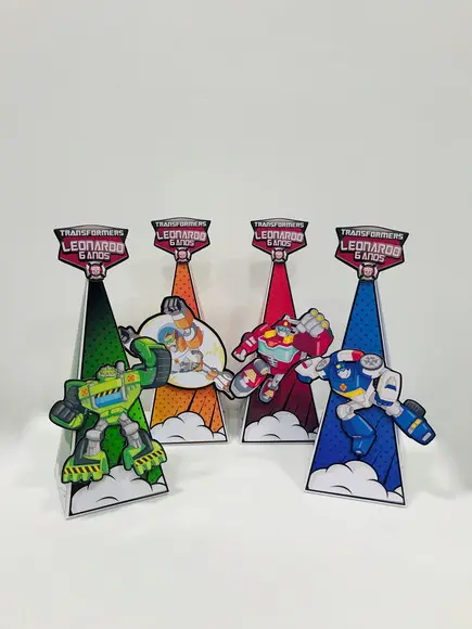 Cone Transformers Rescue Bots - Caixa Triangular - G