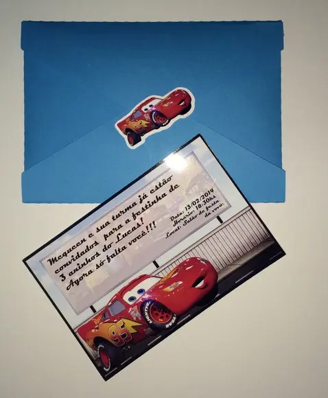 Convite Carros
