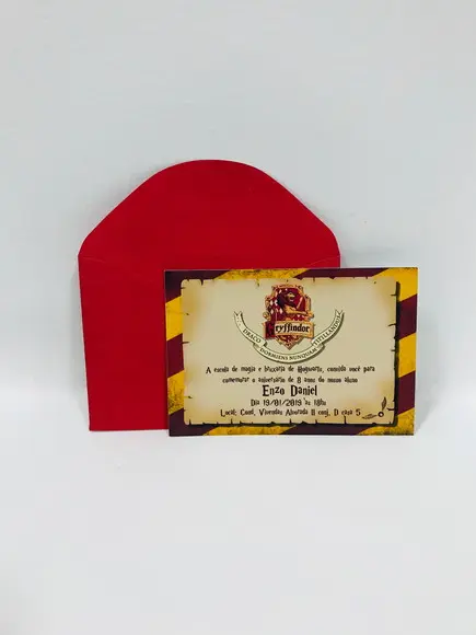 Convite Harry Potter