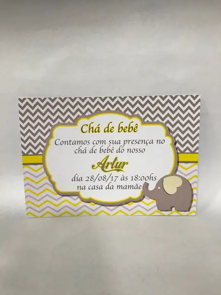 Convite Elefantinho