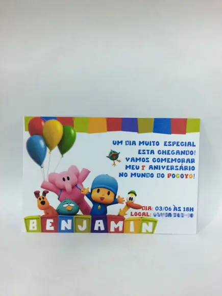 Convite Pocoyo