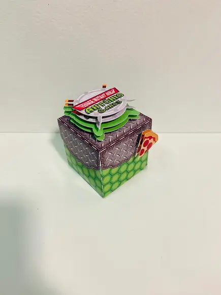 Cubo Com Tampa Tartarugas Ninja