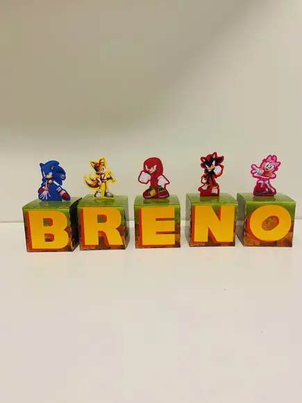 Cubo Sonic - Personalizado