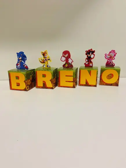 Cubo Sonic - Personalizado