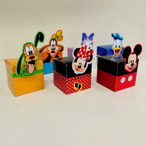 Cubo Turma do Mickey Kit 18 Unidades