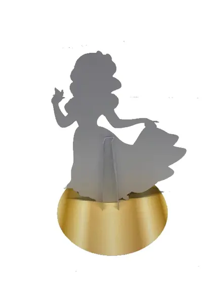 Enfeite de Mesa Branca de Neve