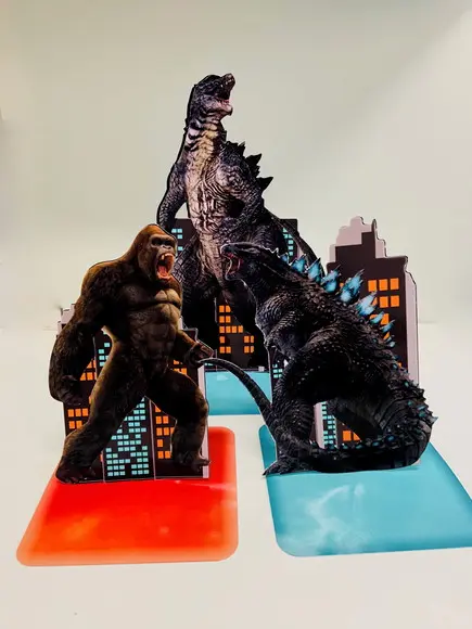 Enfeite de Mesa Godzilla x King Kong