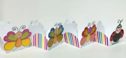 Forminha de doces Jardim de Bonecas