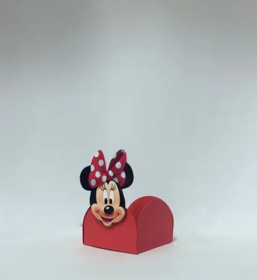 Forminha de doces Minne Vermelha