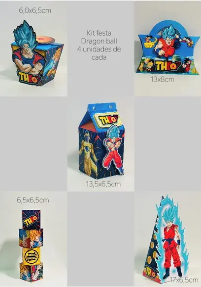 Kit Festa Dagon Ball 20 Itens