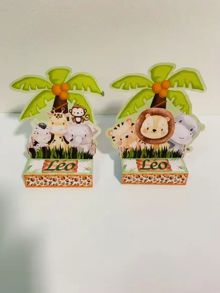 Porta Bis Safari Aguarela